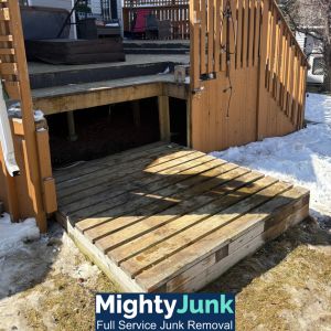 Step 3 Hot Tub Removal