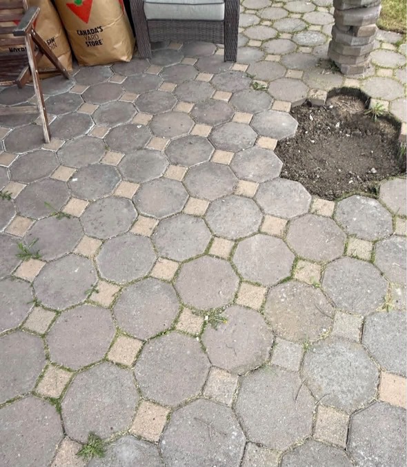 Patio Stone Removal Calgary